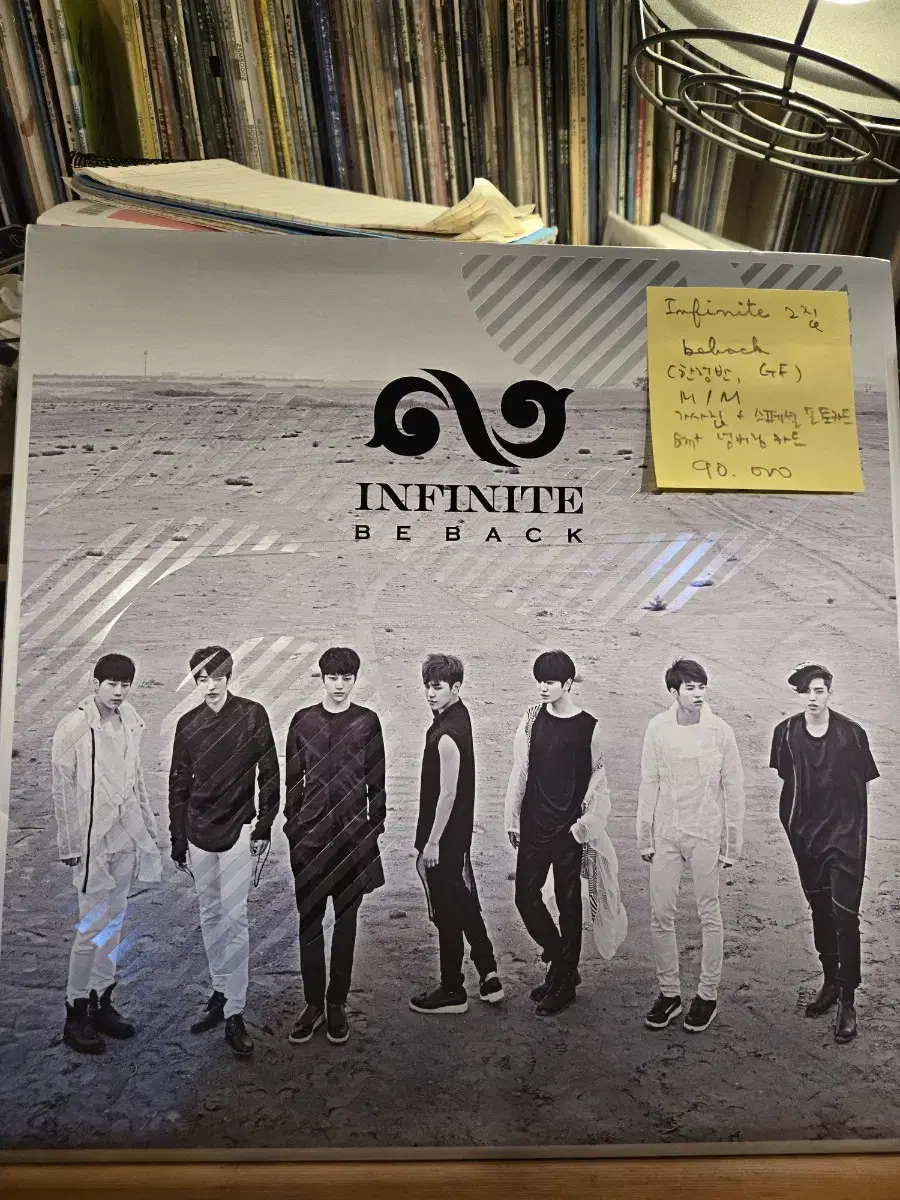 Infinite.1집.beback.가사집.포토카드8.넘버링카드.민트급lp